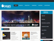 Tablet Screenshot of oceanelectric.com.co